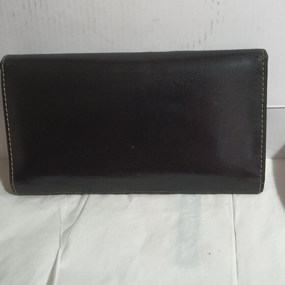 Vintage Gucci Trifold Leather Wallet - Black - Picture 4 of 9